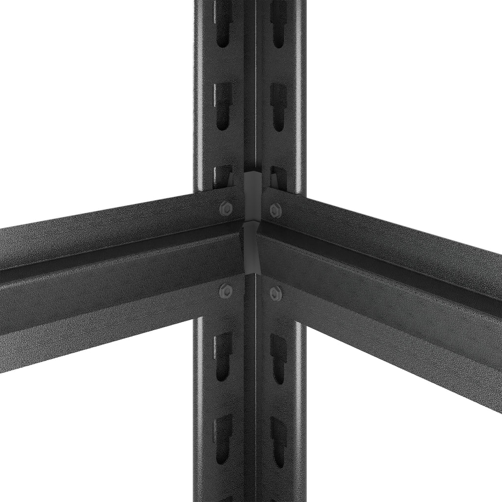 78"H 5 Tier Adjustable Shelving with Pegboard and Wheel, Heavy Duty Storage Shelves, Metal Shelving Unit Multipurpose Shelf for Warehouses, Garages, Offices, Bedrooms, Kitchens, 18"D*47.2"W*78"H